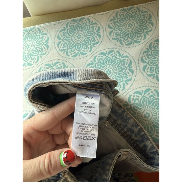 Rise Supply Co. Light Wash Dad Jorts Women’s Size 7 - Picture 5 of 7